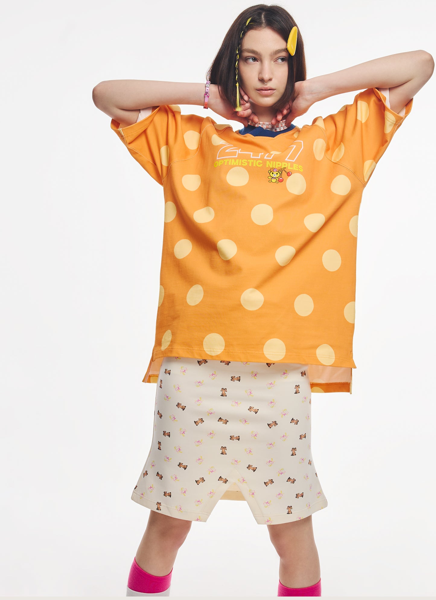 Loose Polka Dot T-shirt
