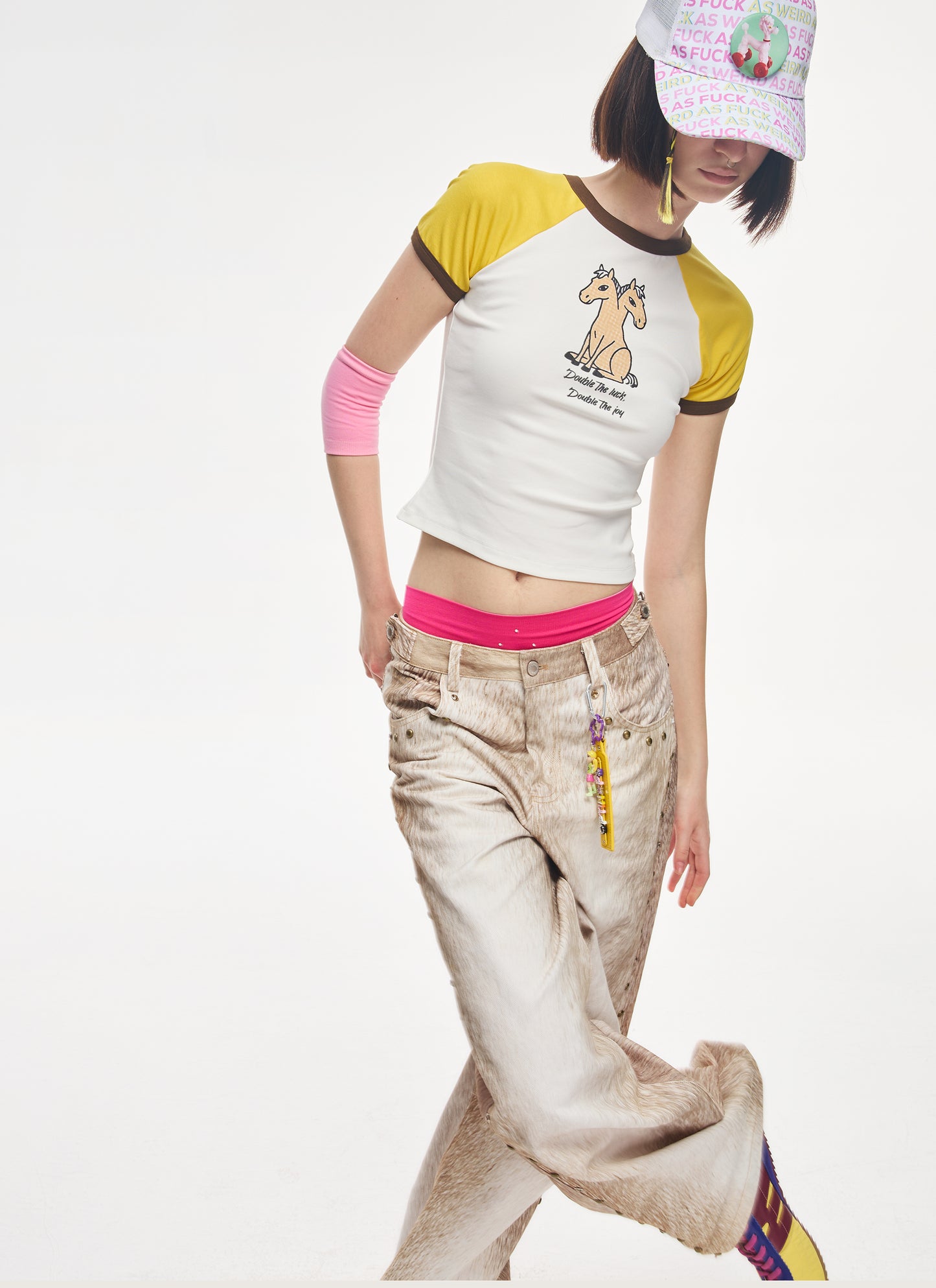 Horeshair Prints Pants