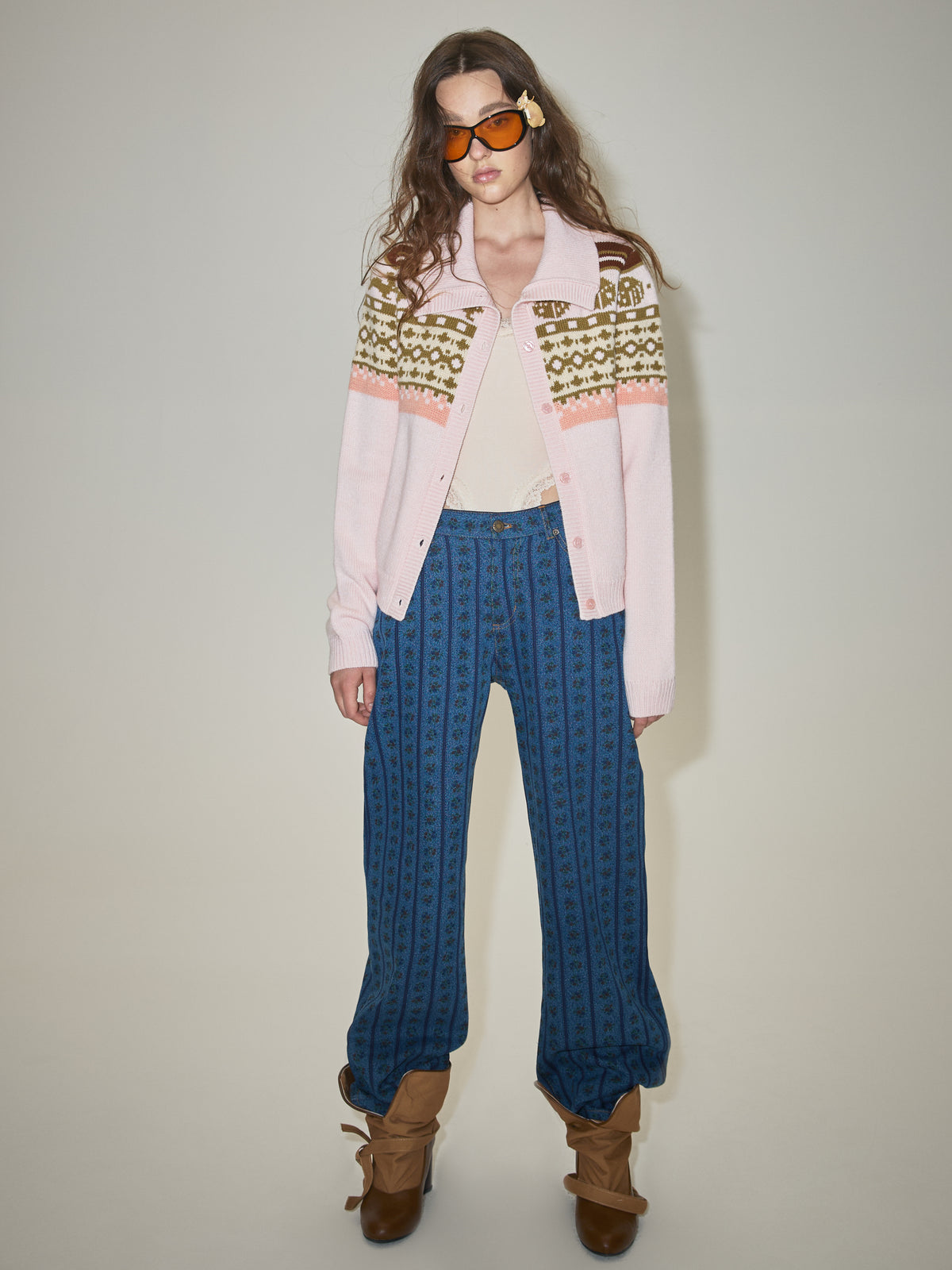 ‘Bunny's Dice‘Cardigan