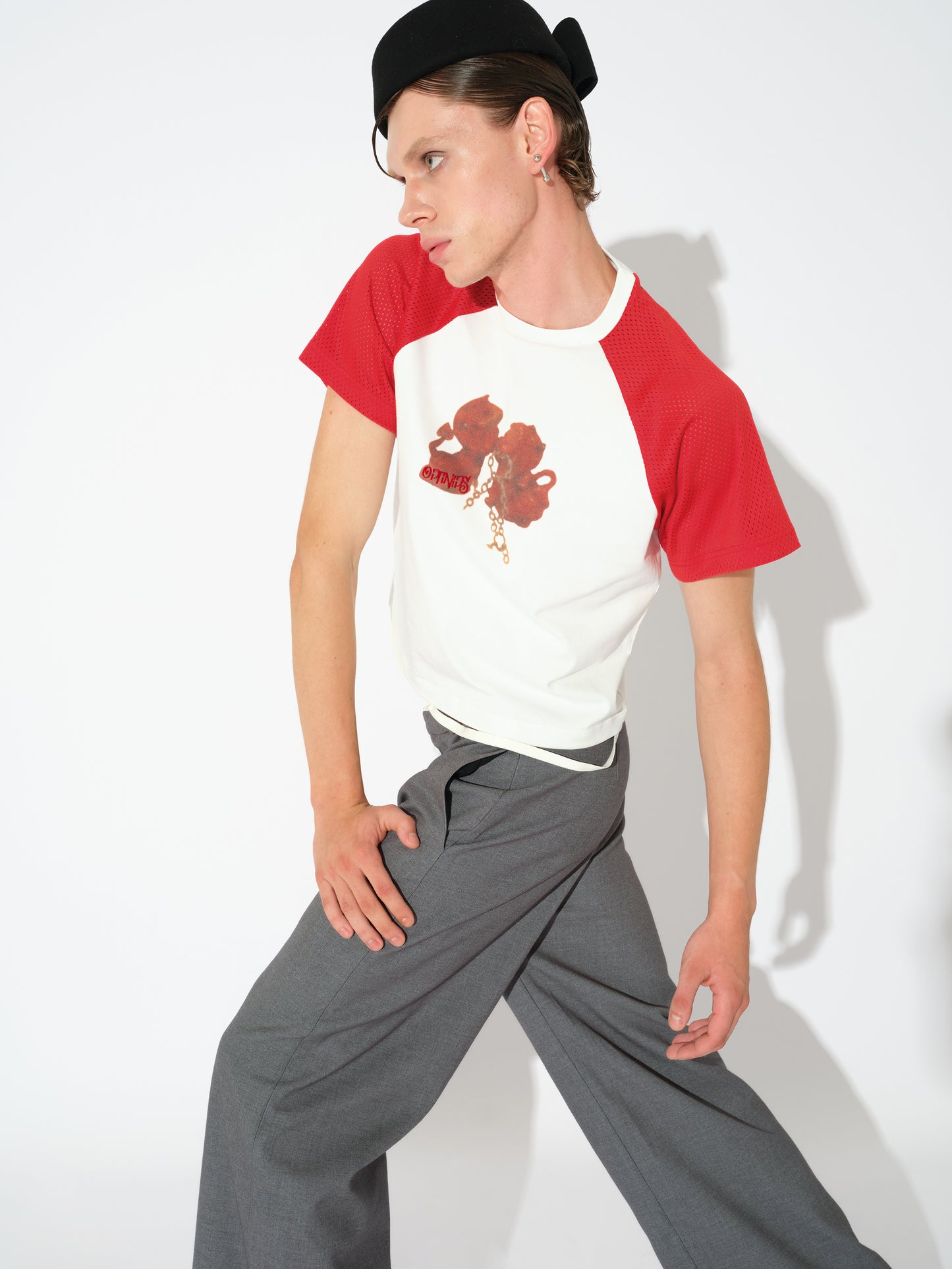 Printed Raglan T-shirt