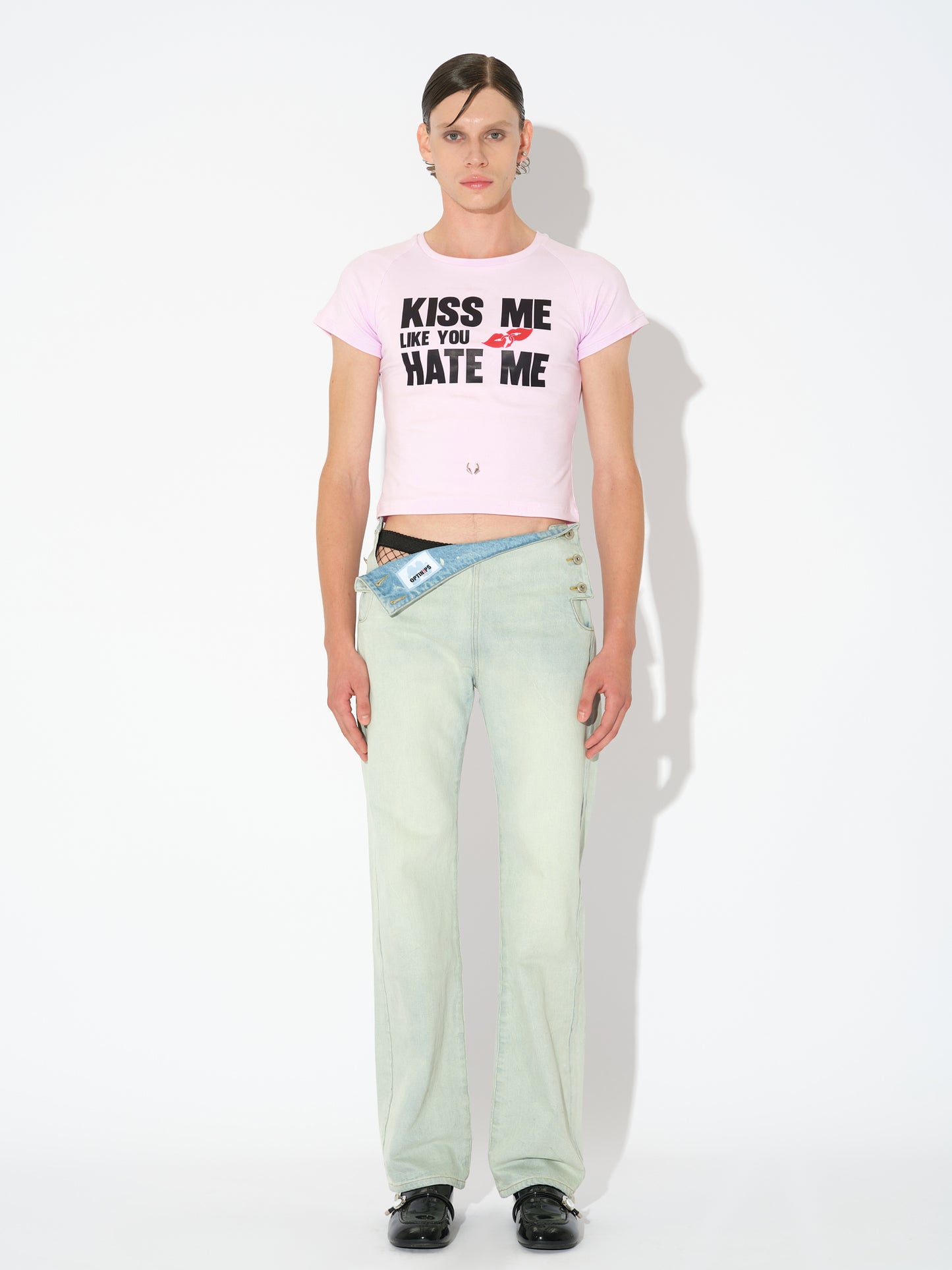 Fold-over Jeans