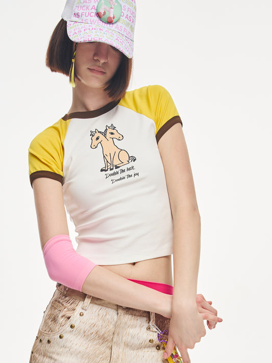 ‘Double Lucky Pony’ T-shirt