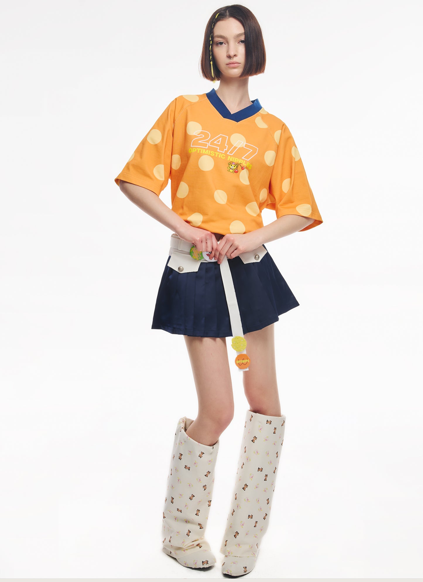 Loose Polka Dot T-shirt