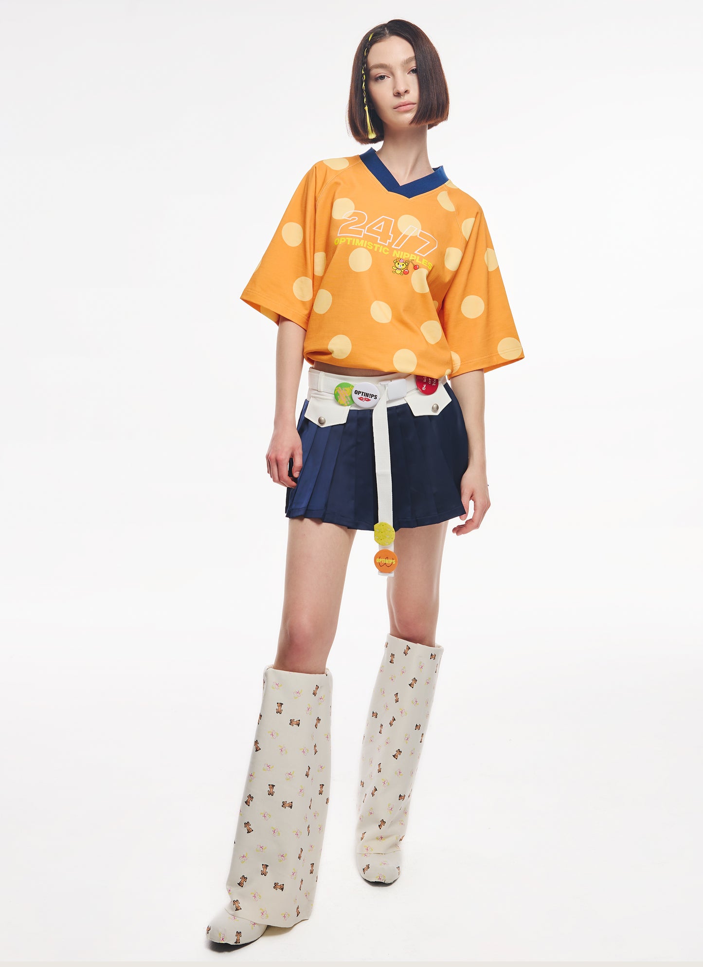 Loose Polka Dot T-shirt