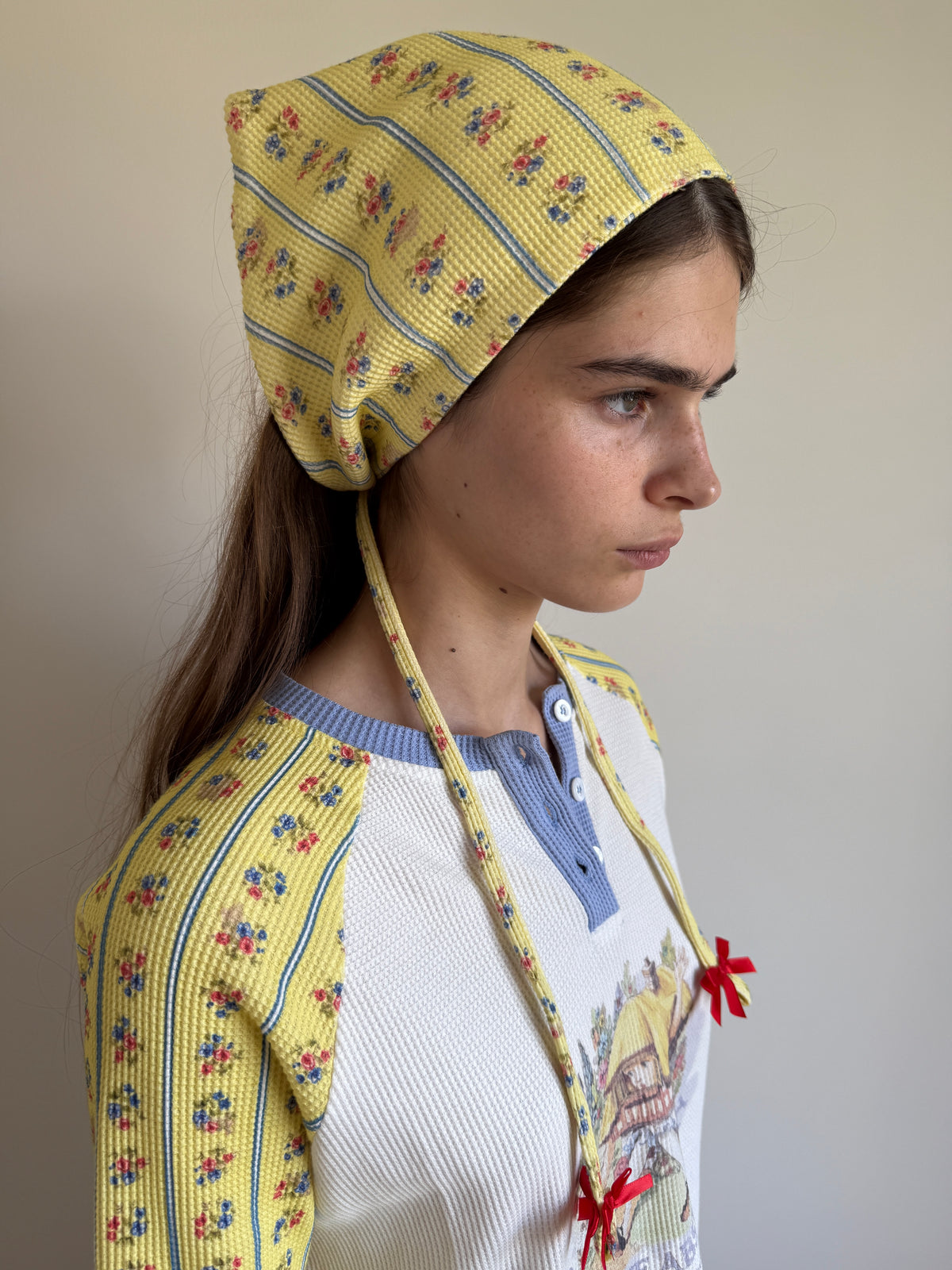 Floral Print Kerchief