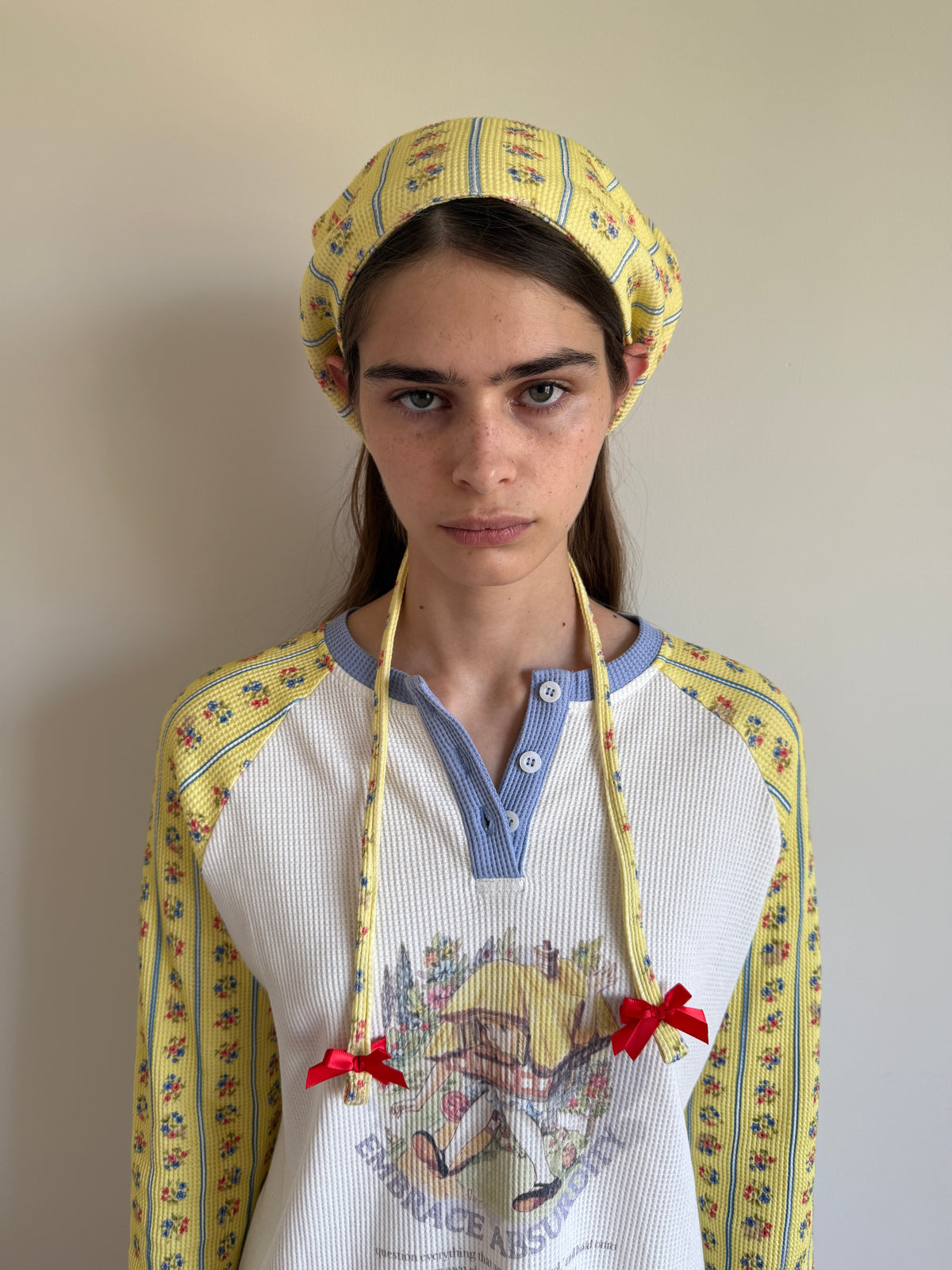 Floral Print Kerchief