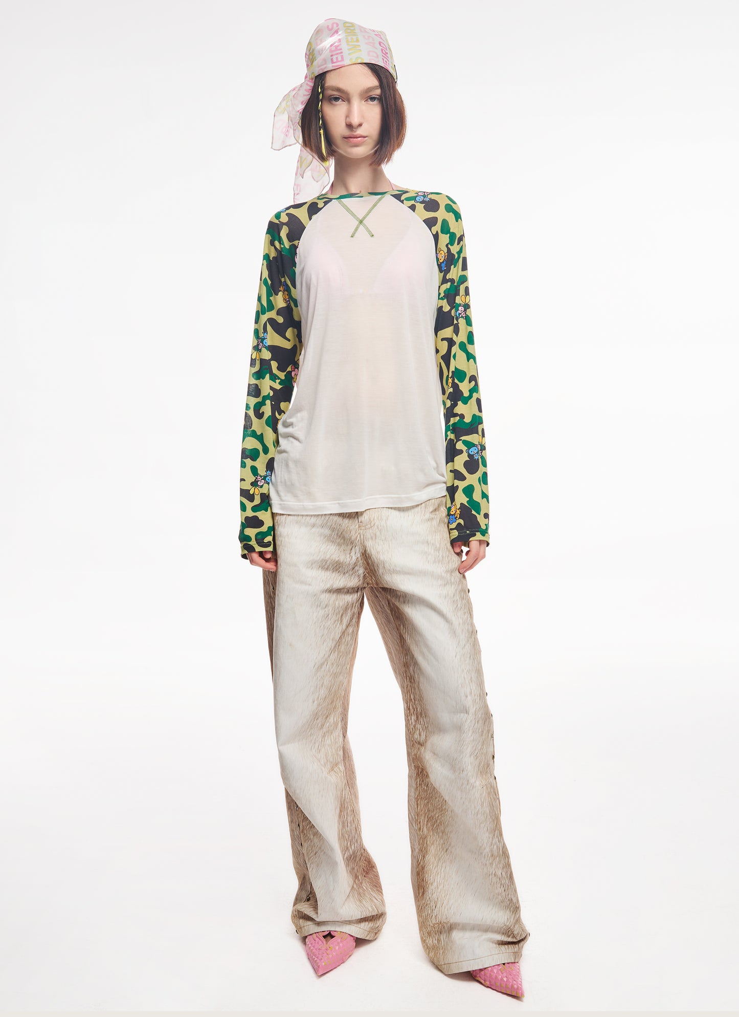 Horeshair Prints Pants
