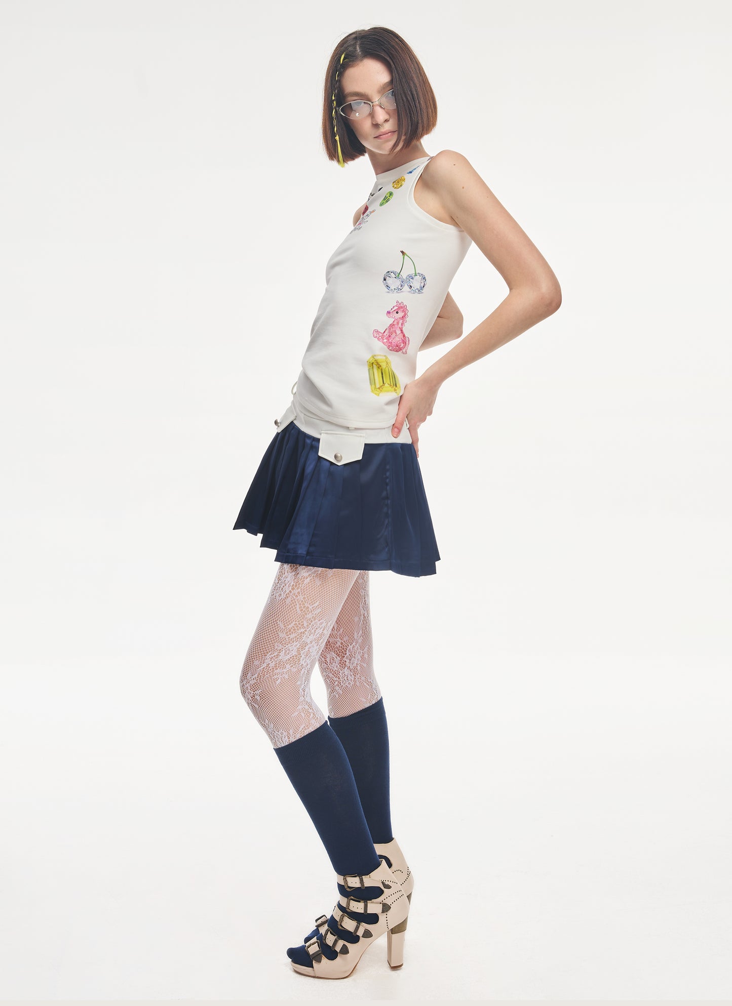 Satin Skort