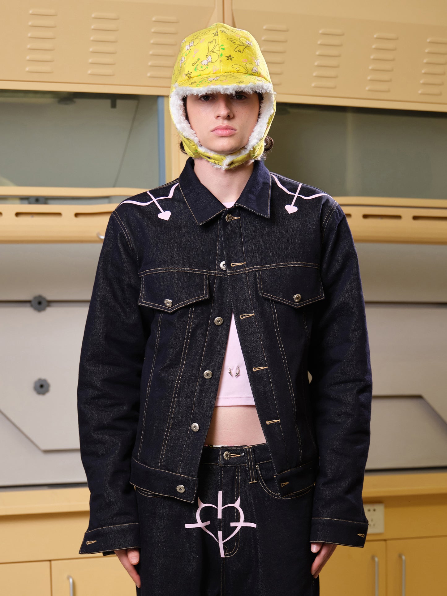 Quilted Denim Jacket