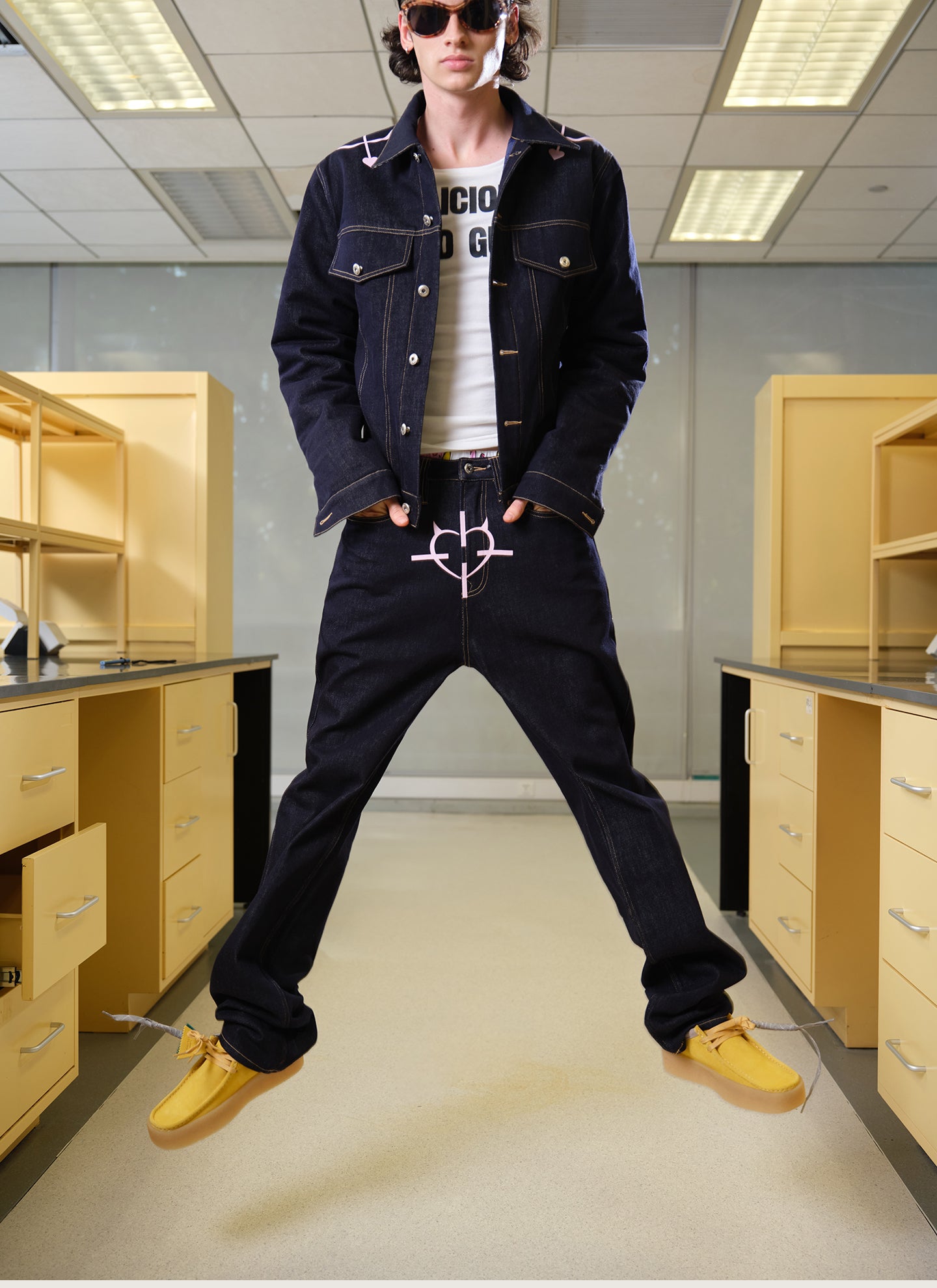 Quilted Denim Jacket