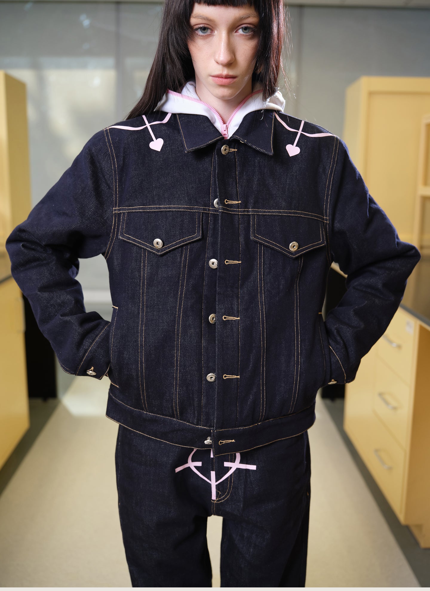 Quilted Denim Jacket