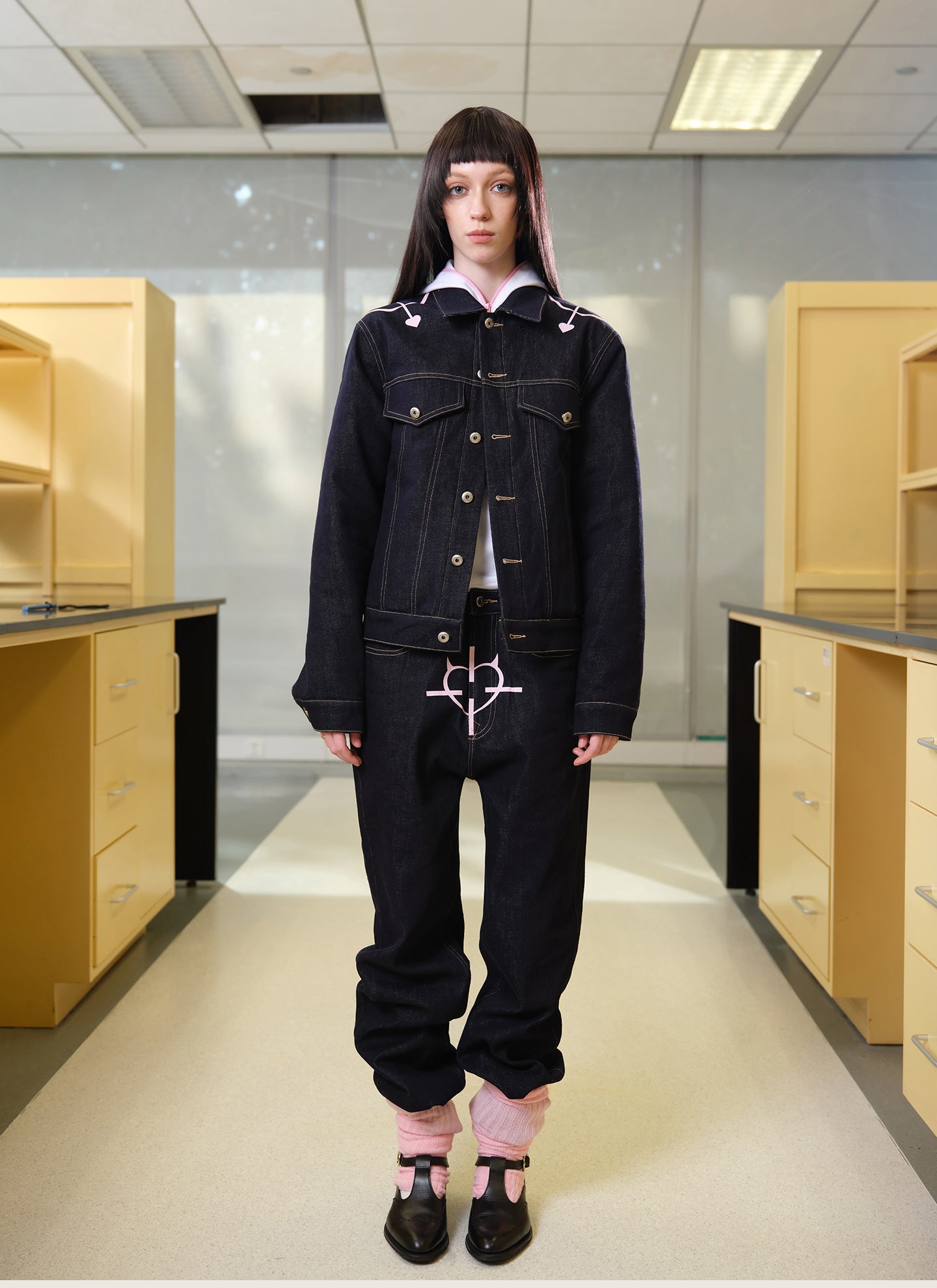 Quilted Denim Jacket