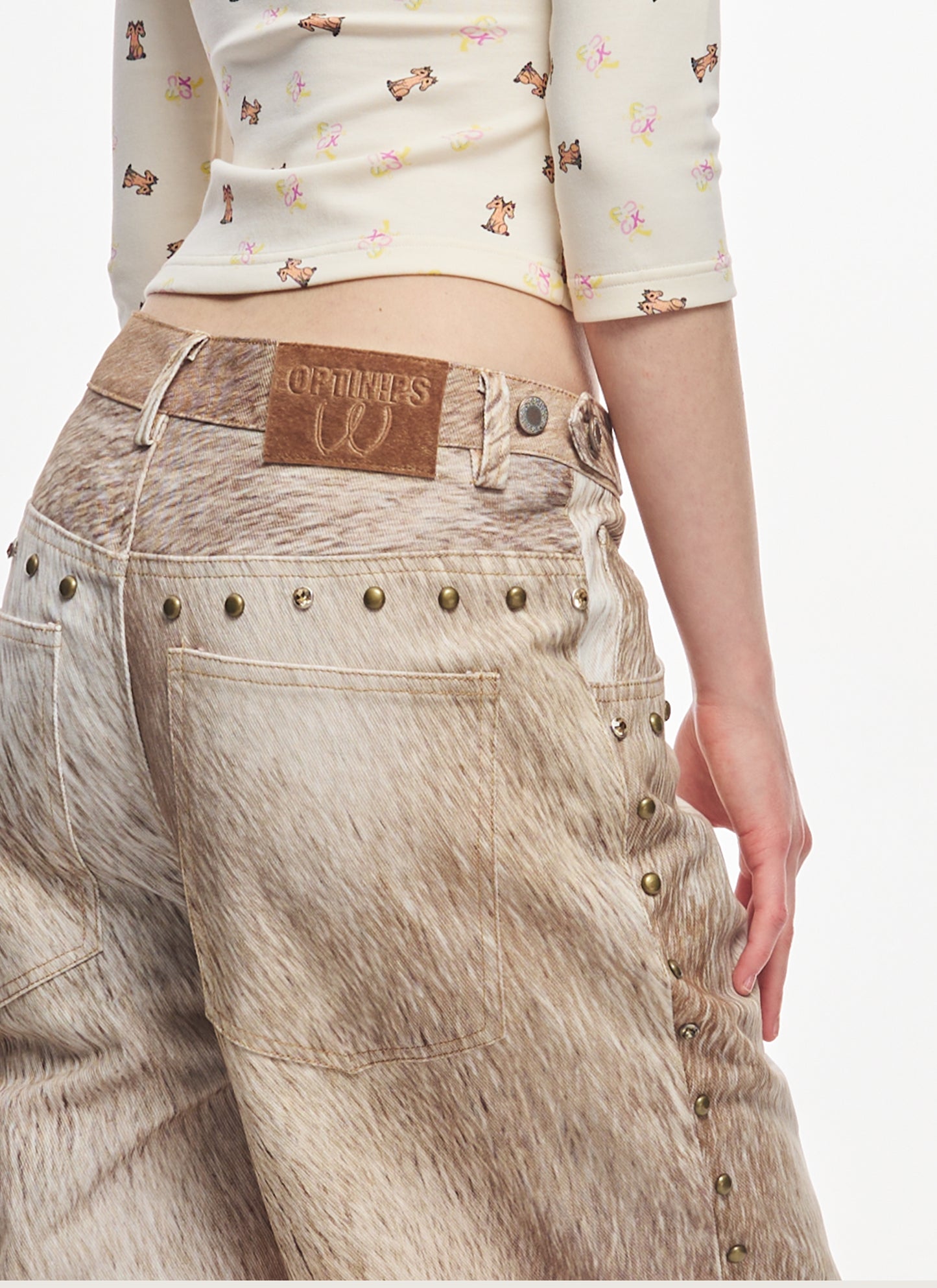 Horeshair Prints Pants