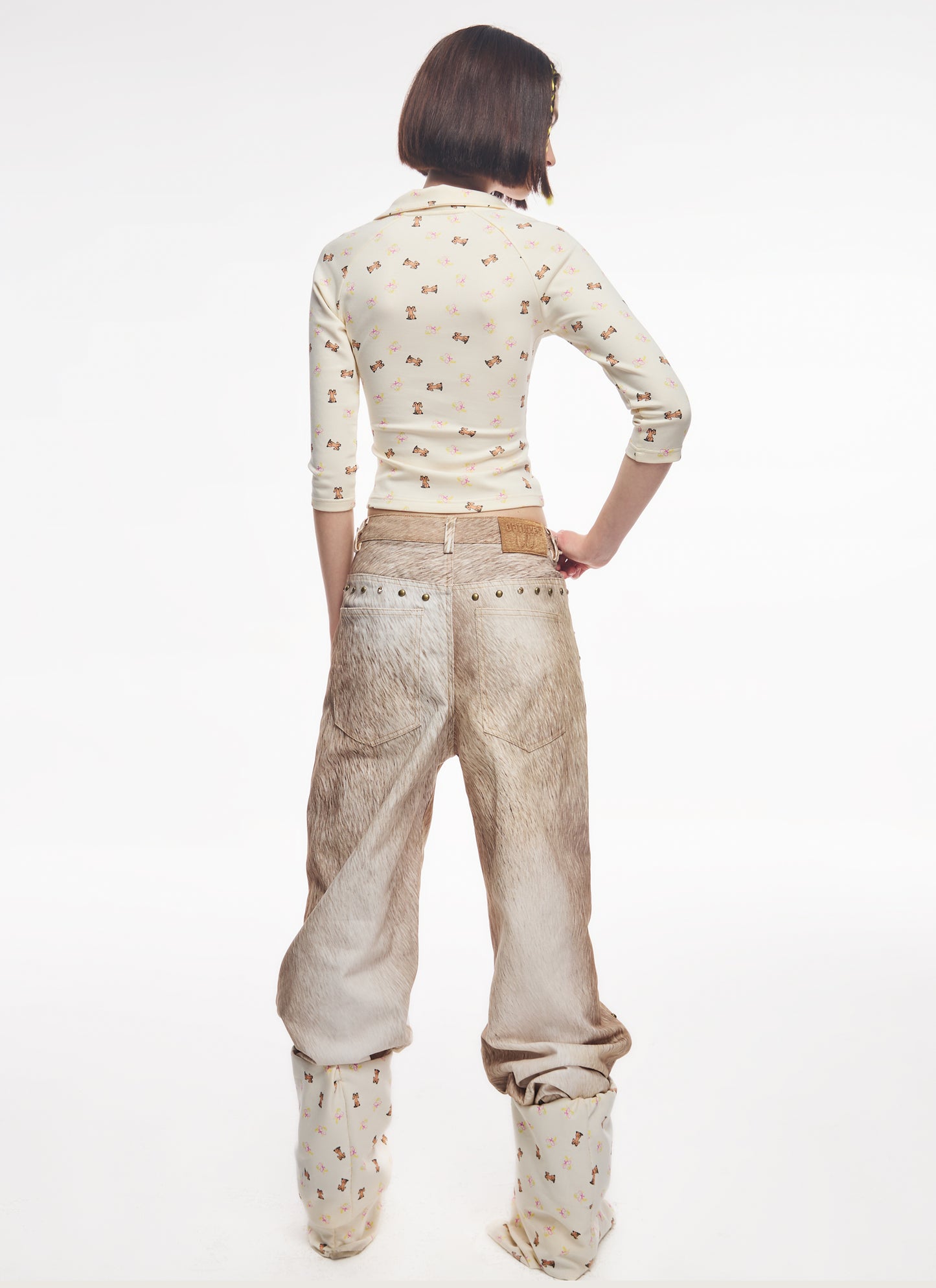 Horeshair Prints Pants