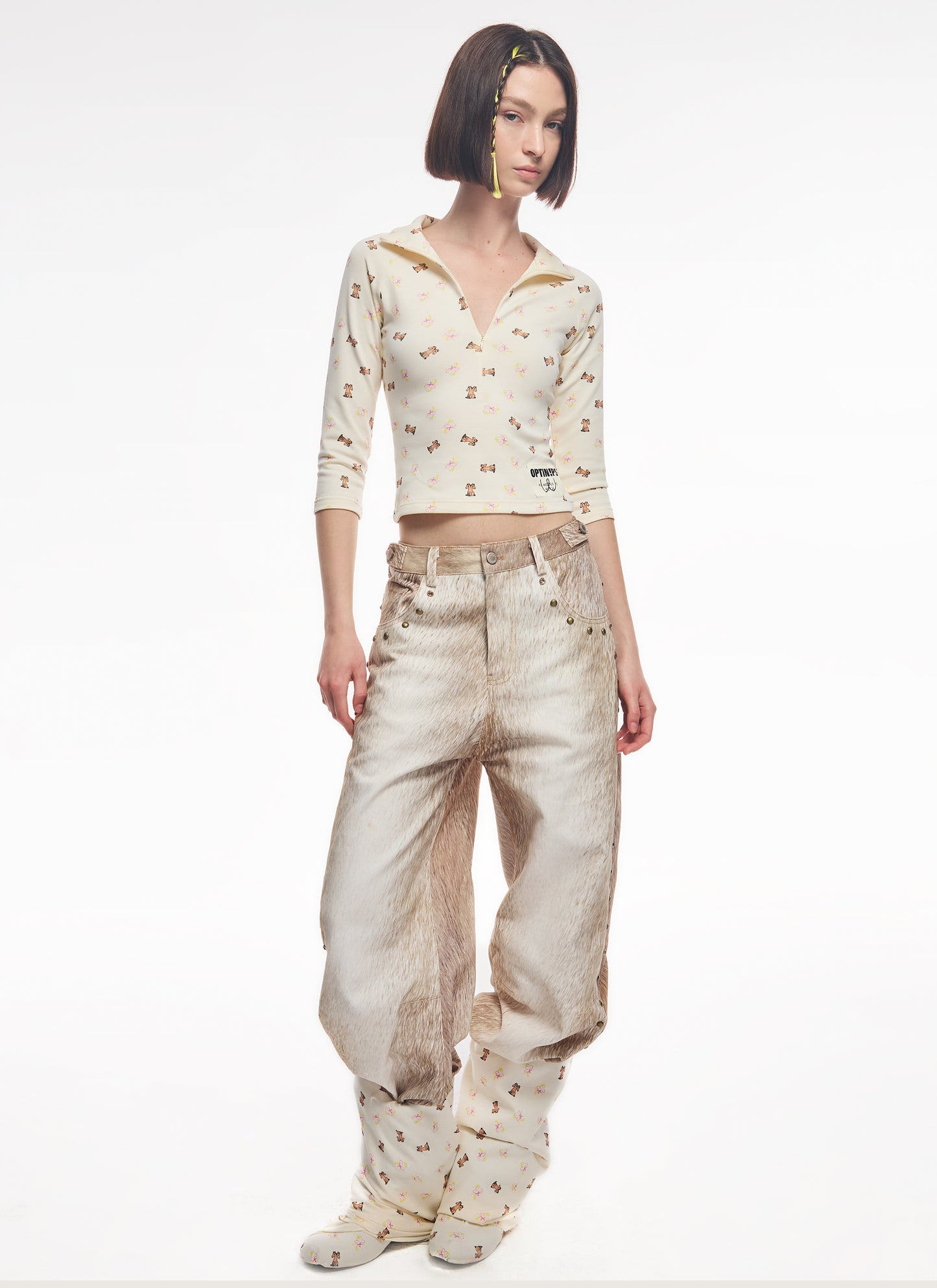 Horeshair Prints Pants