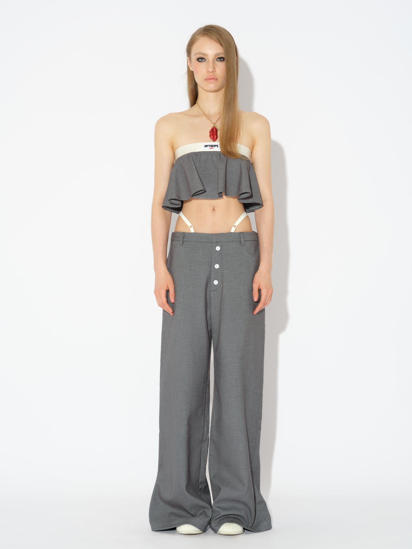Gray Suit Pants