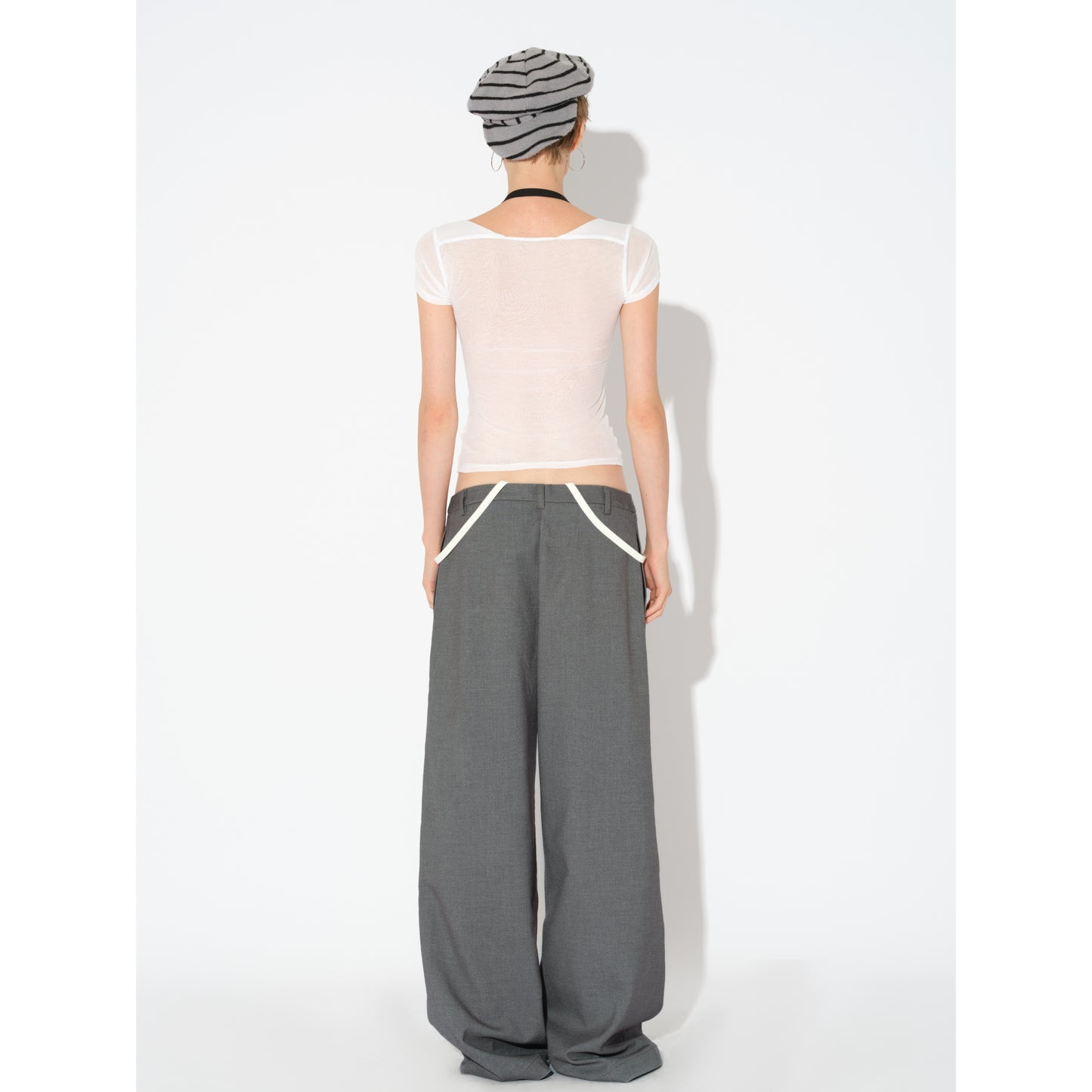Gray Suit Pants