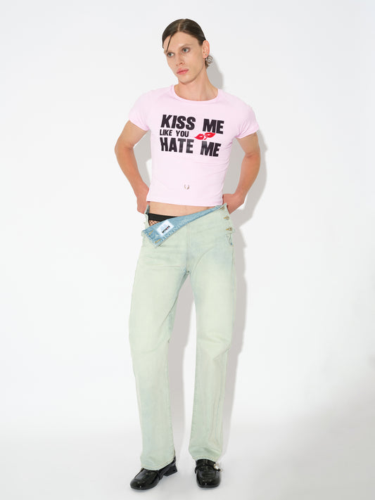 Fold-over Jeans