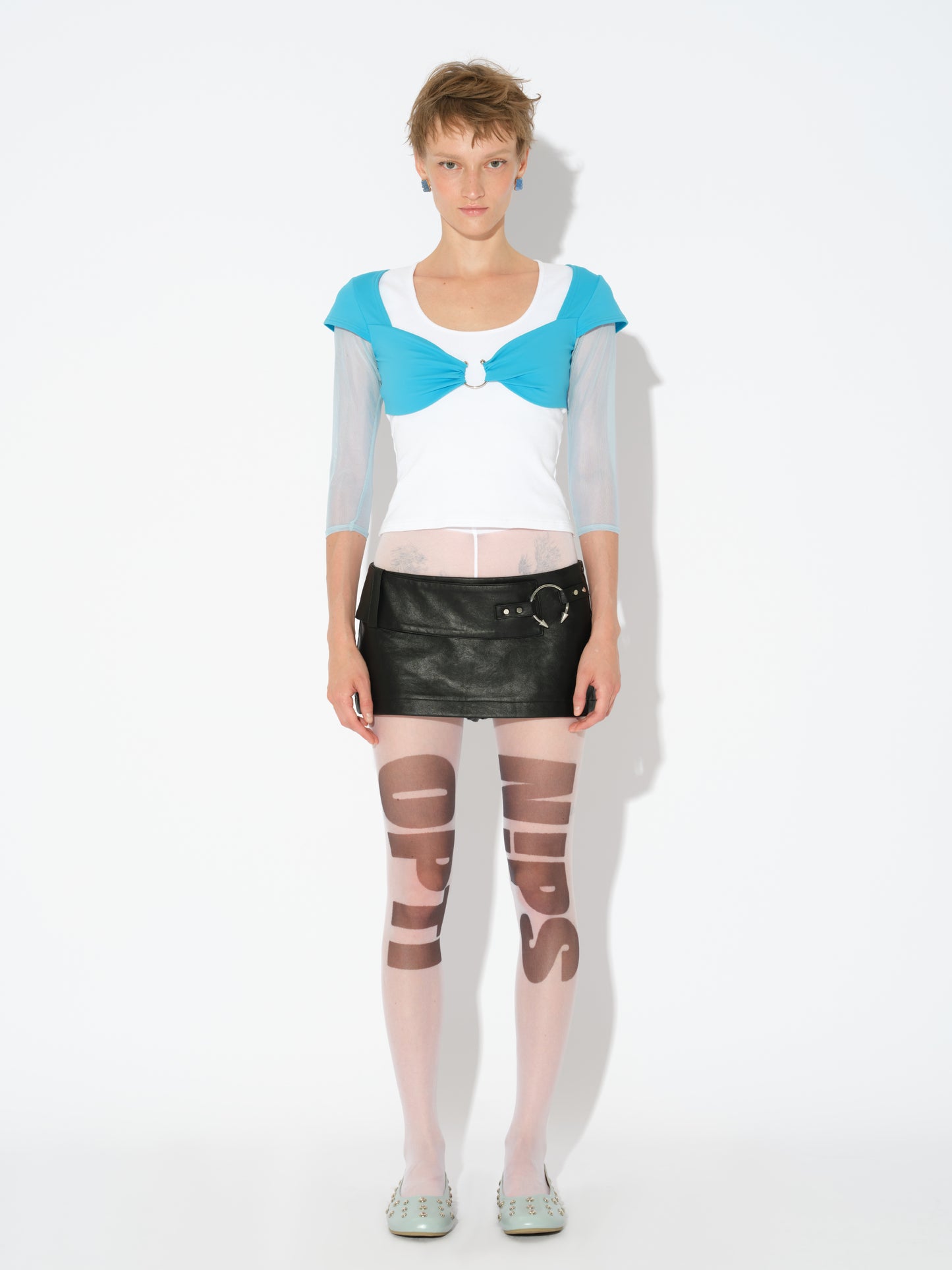 Blue Deconstructed Top